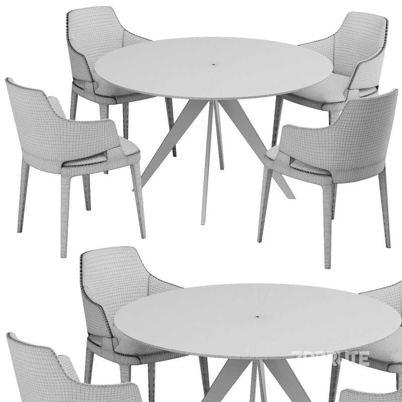 Dinning chair and table266 Image 4