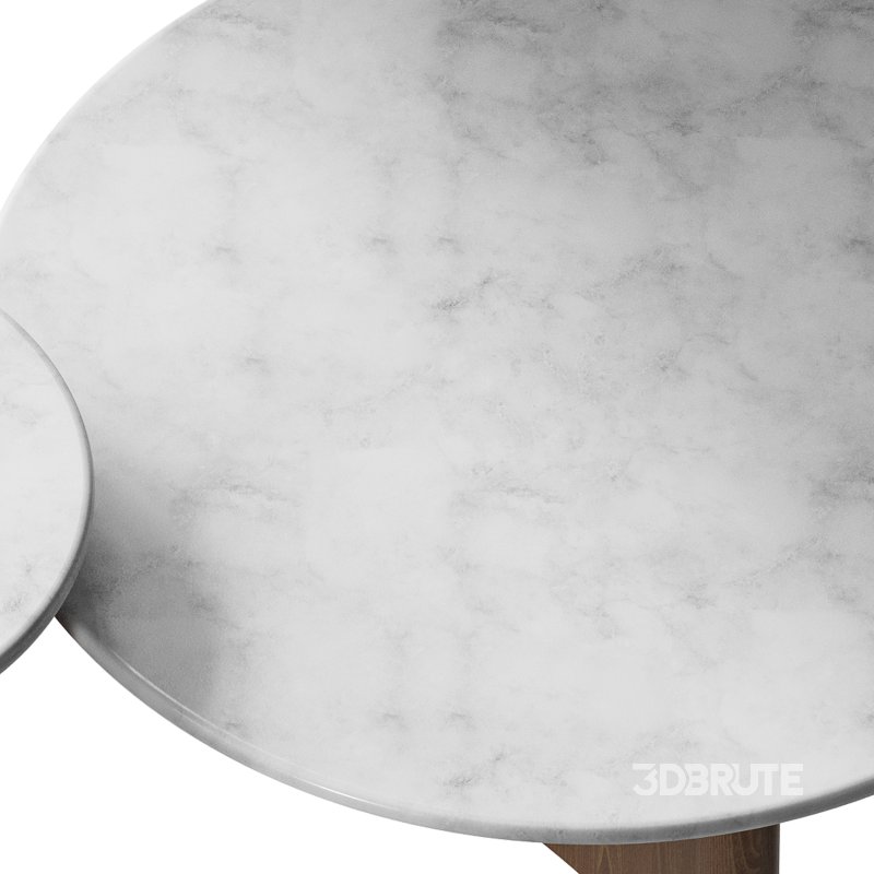 Zafar Nested Marble Coffee Table Image 13