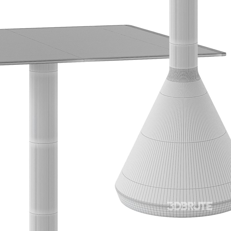 Hay – Palissade Cone Bistro table rectangle Image 14