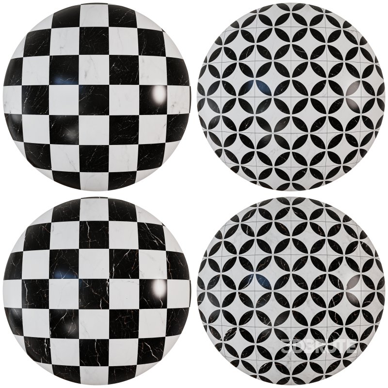 Ceramic Patterned Wall & Floor for kitchen (seamless) Image 3