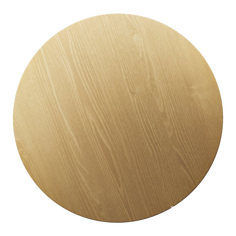 Polly Round Natural Coffee Table – White Image 6