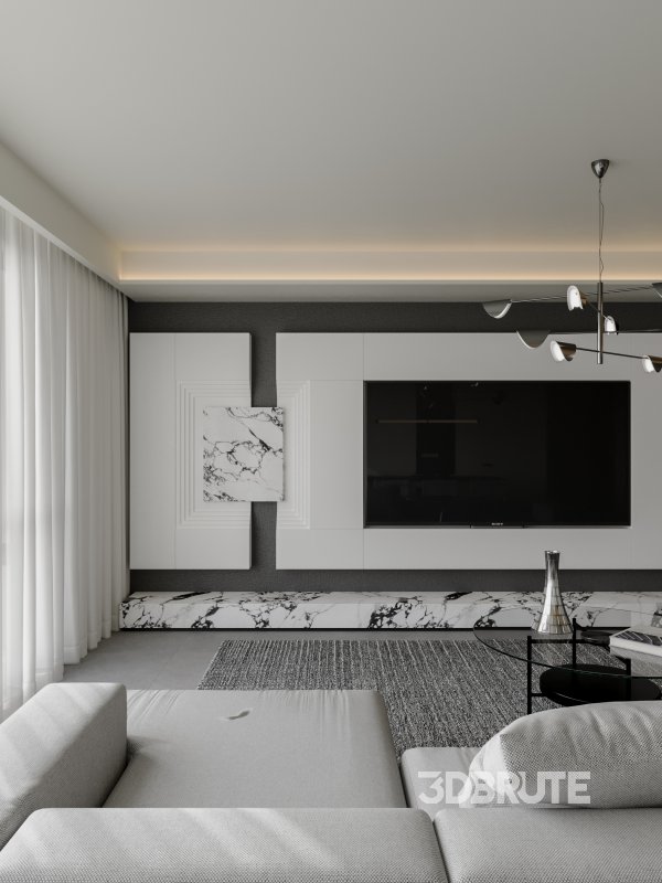 Modern living and dining room Image 5