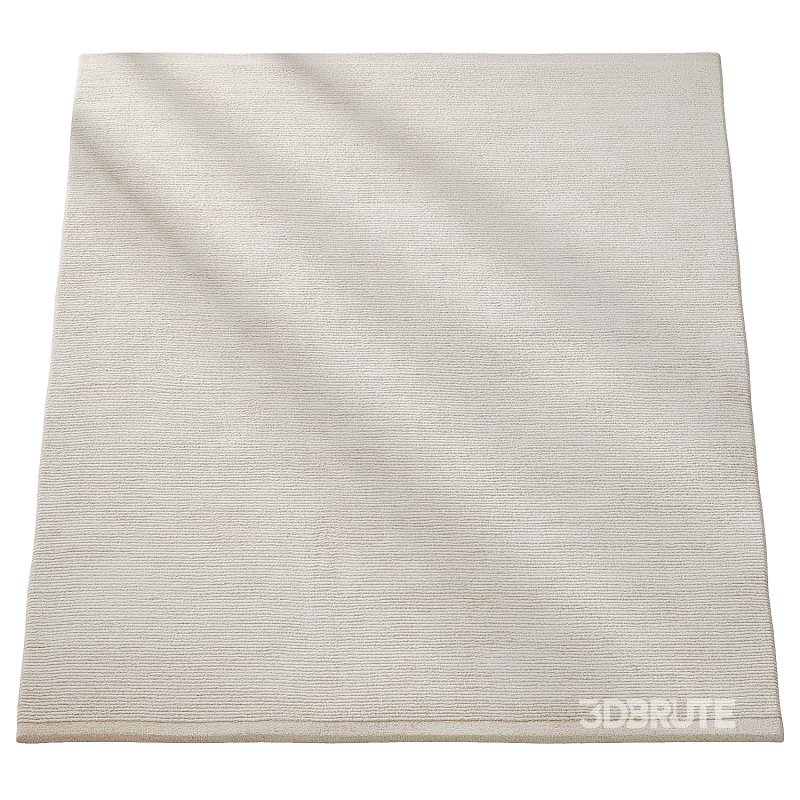 Abstract Line Shag Wool Rug Image 2