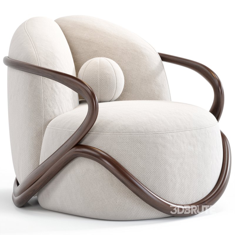 Hug Armchair By Giorgetti Image 2