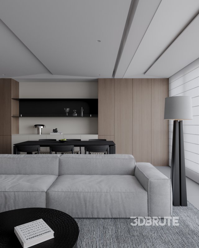 Modern living and dining room Image 8