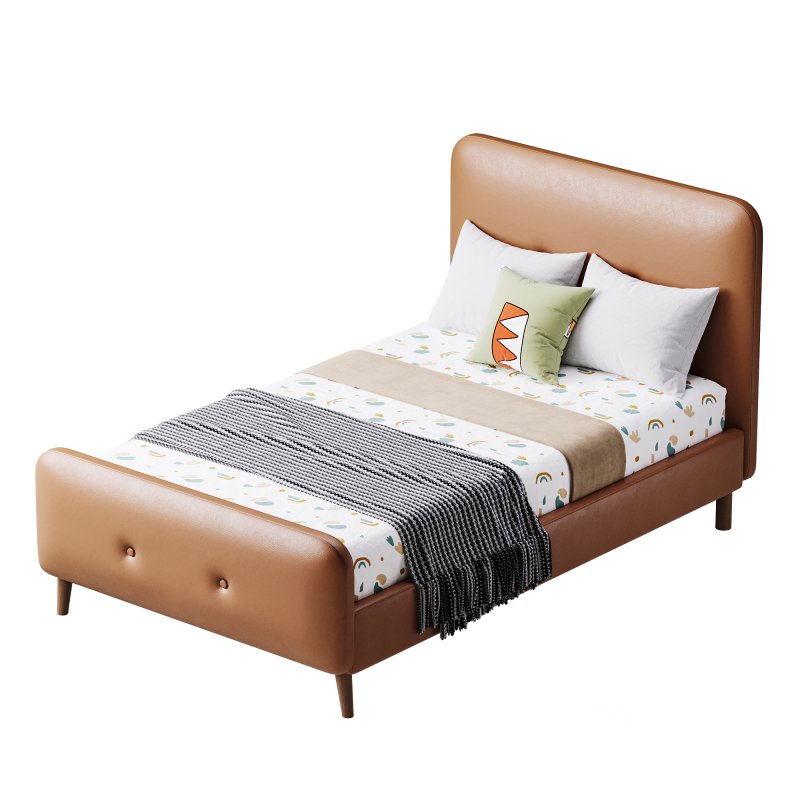 Flannelette Beige bed Image 12