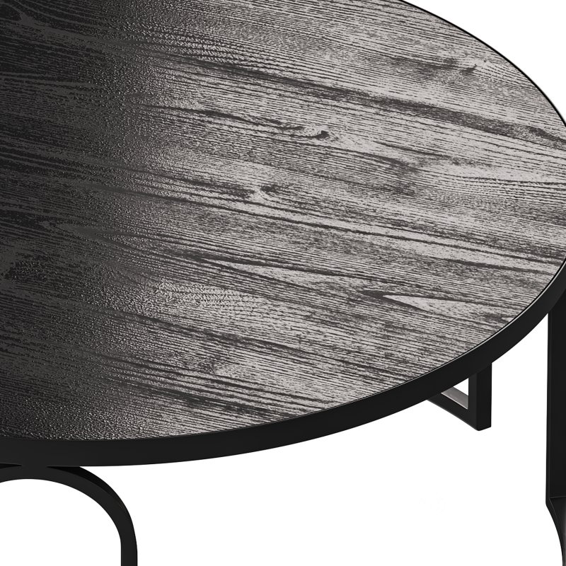Hardin Oak Coffee Table – Full Black Image 12