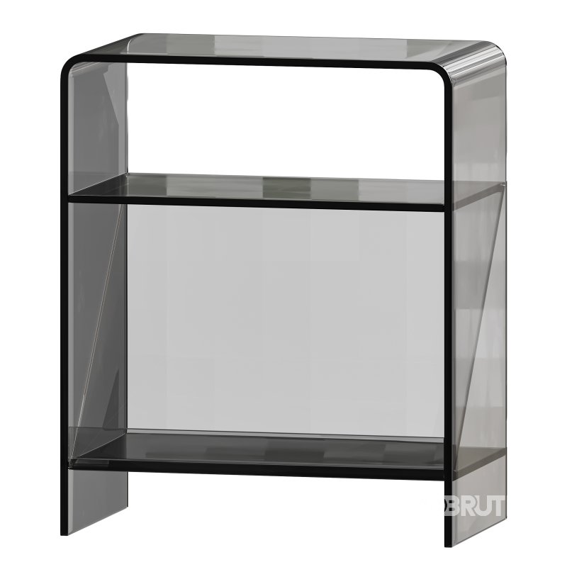 Acrylic Minimalist Transparent Side Table Image 6