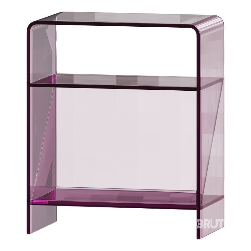 Acrylic Minimalist Transparent Side Table Image 10