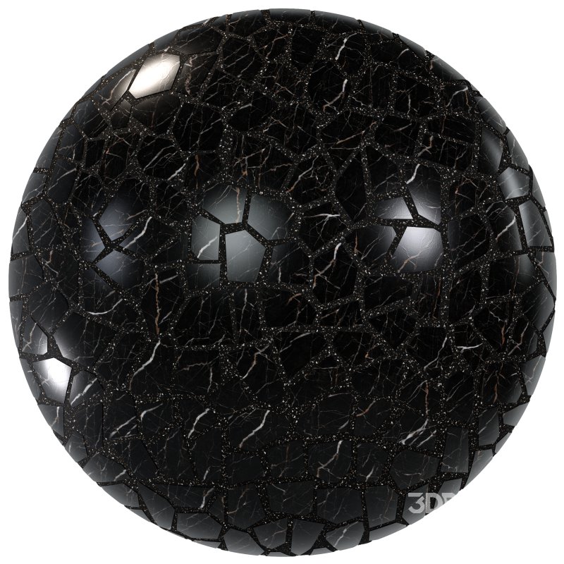 Particle Mosaic Terrazzo Decorative Panel (Seamless) Image 6