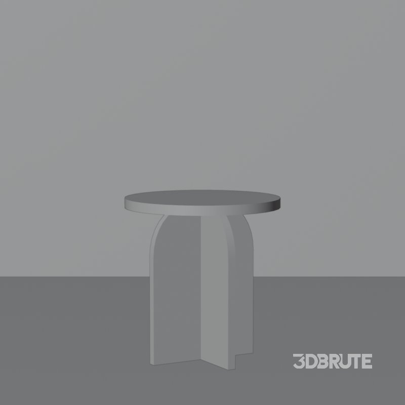 Modern Round Side Table Image 3