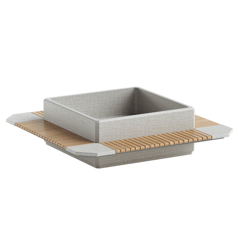 SQUARE PLANTER BENCH 297 Image 2