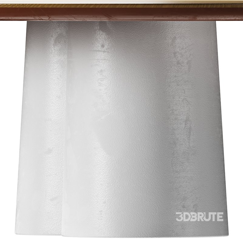 Polly Round Natural Coffee Table – White Image 9