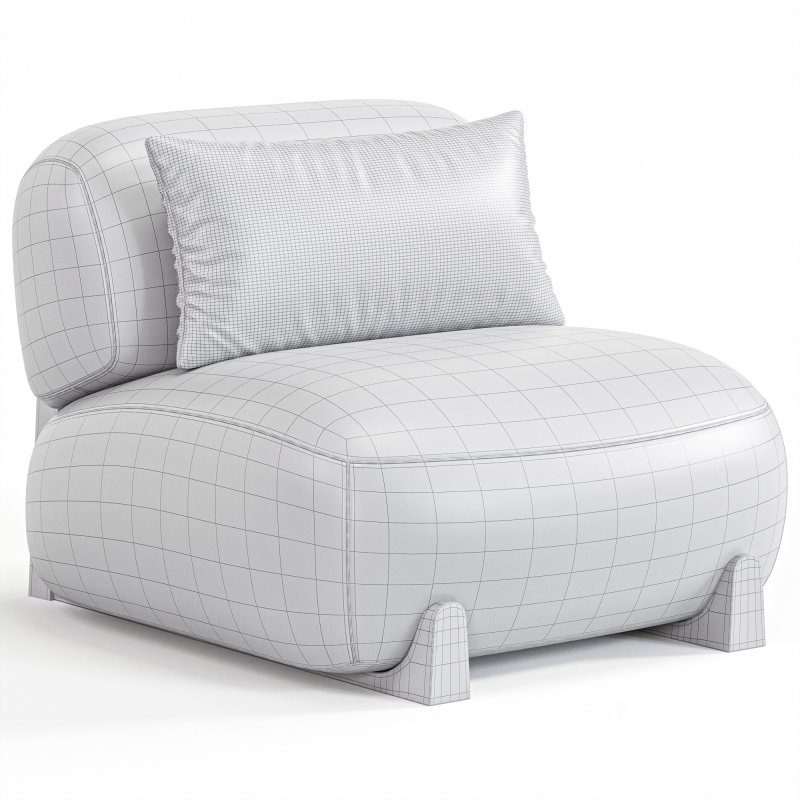 Fort Lounge Armchair By Monologue Image 6