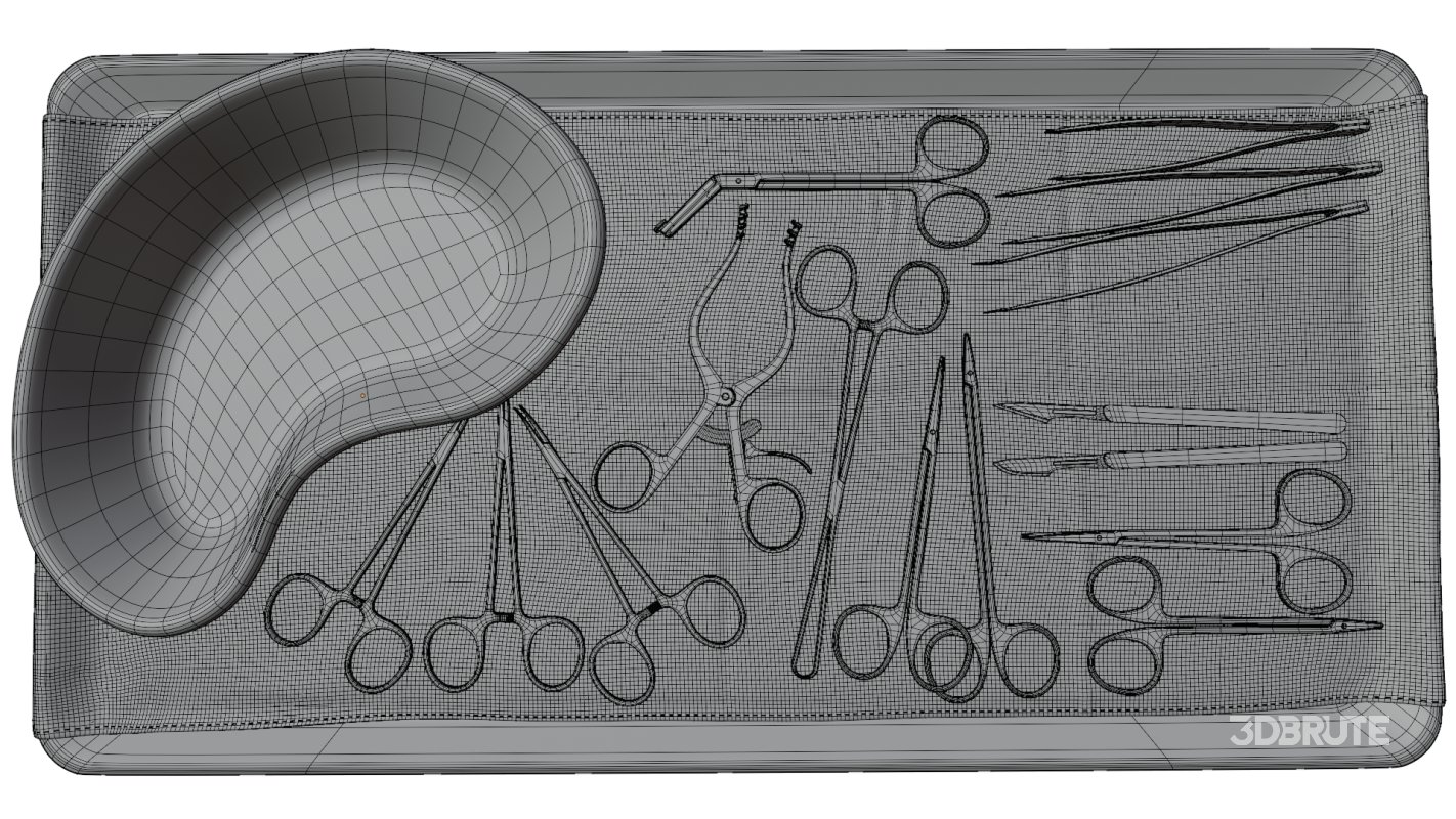 Tray with surgical equipment Image 18