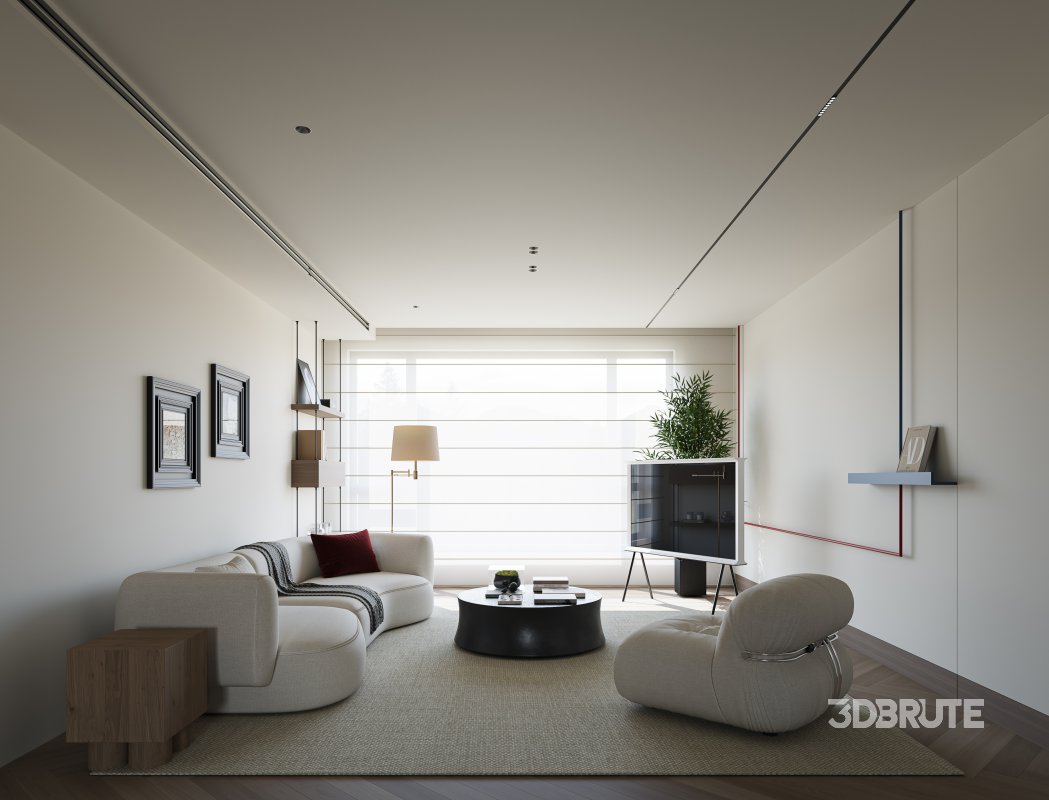 Modern living and dining room Image 3
