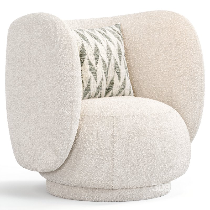 Rico Lounge Armchair By Nest Image 4
