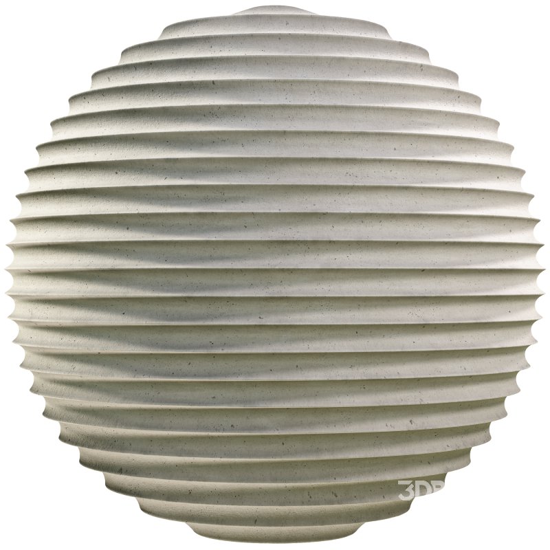 Fluted plaster 01 (Seamless) Image 6