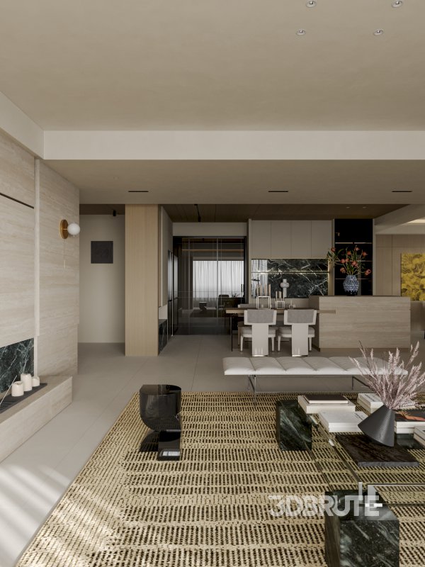 Modern living and dining room Image 5