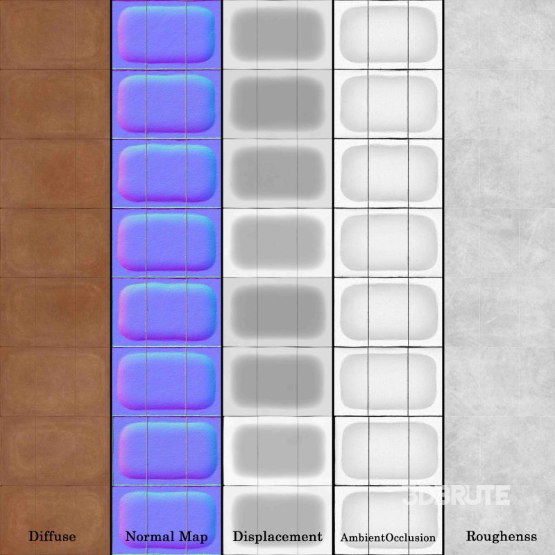 Tile Void Fornace Brion 04 (Seamless) Image 5