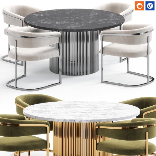 Titawin Chair Ogma Table By Amgrades
