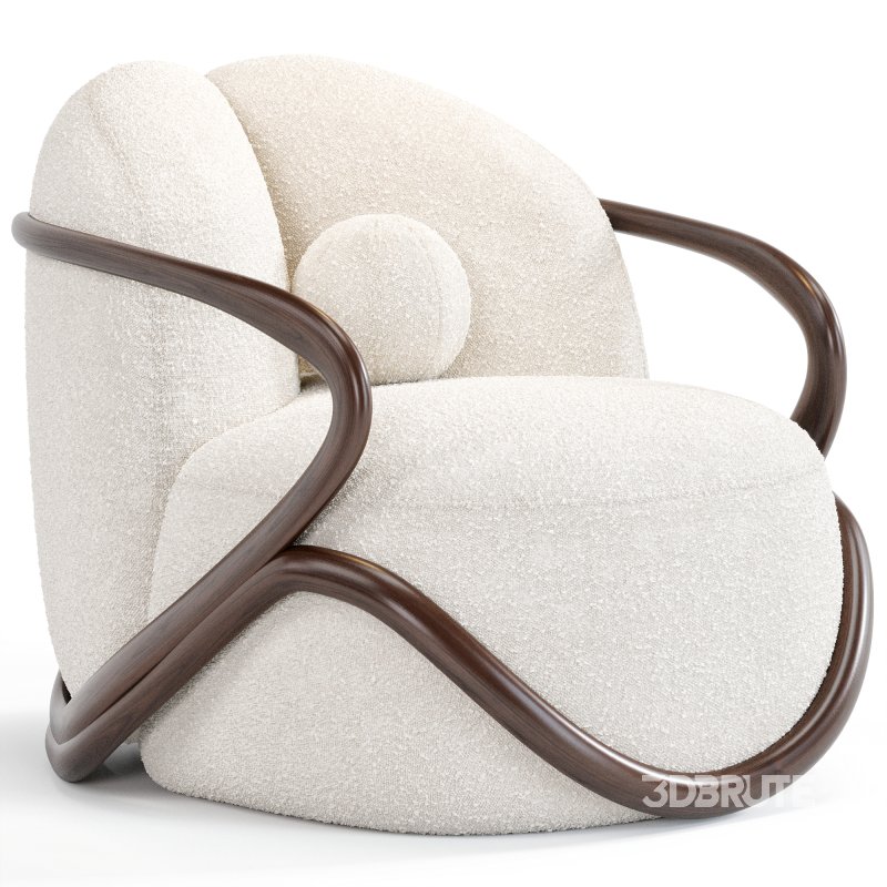 Hug Armchair By Giorgetti Image 3