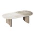 Linden Travertine Top Coffe Table - Thumbnail 6
