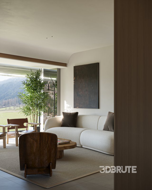 Modern living and dining room Image 6