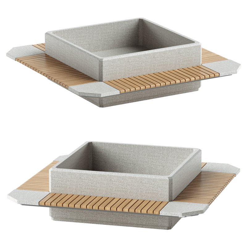 SQUARE PLANTER BENCH 297 Image 1