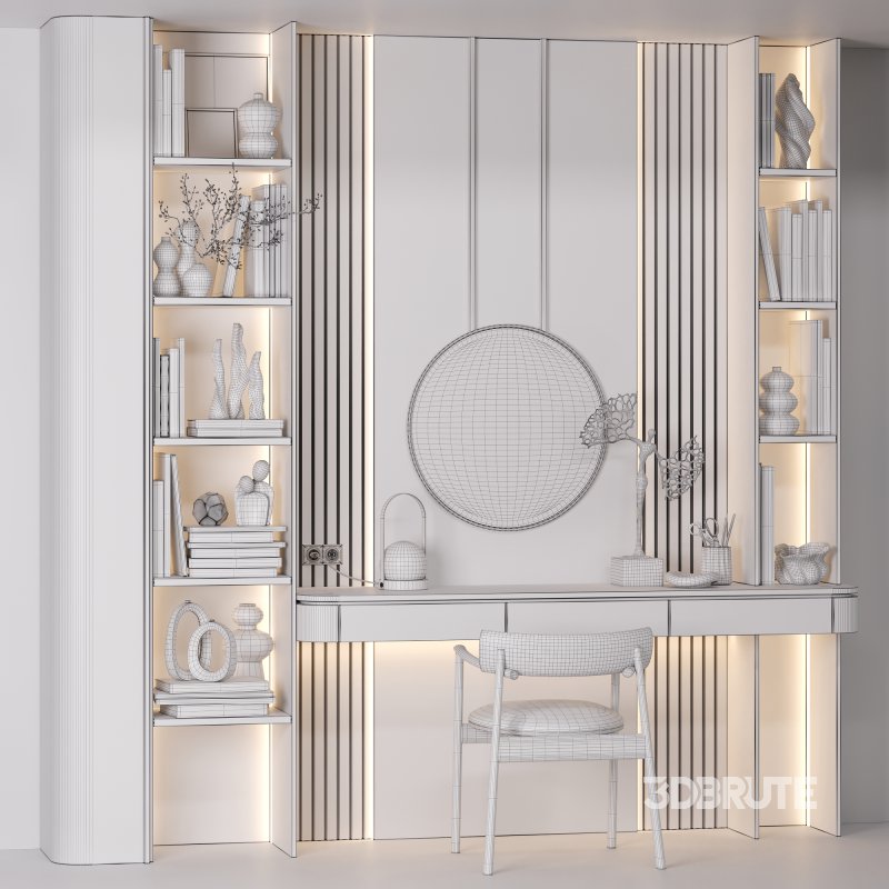 Modern_Minimalist_Wall_Mounted_Study Image 7