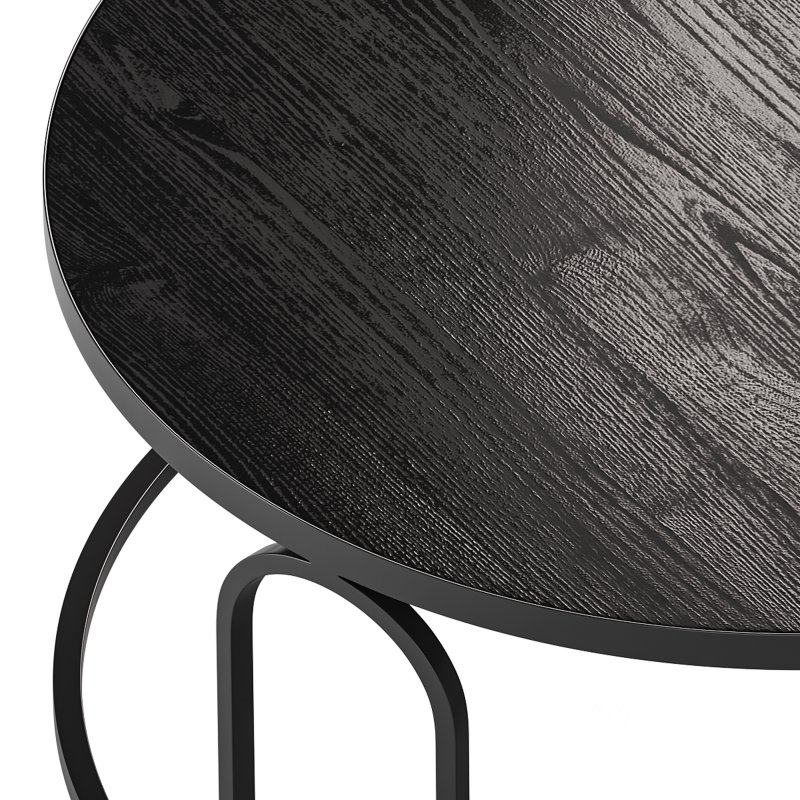 Hardin Oak Coffee Table – Full Black Image 10