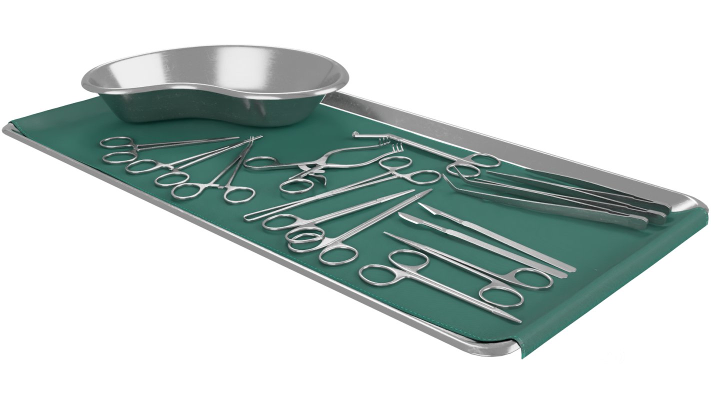 Tray with surgical equipment Image 5