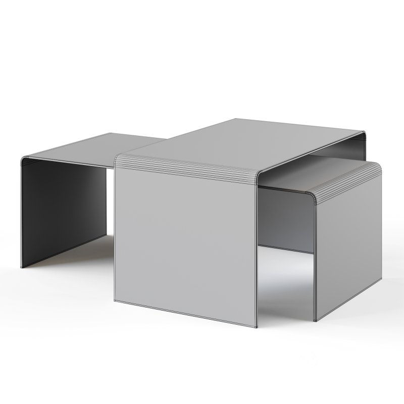 Table Basse 110 X 50 Cm Verre BURANO Image 14