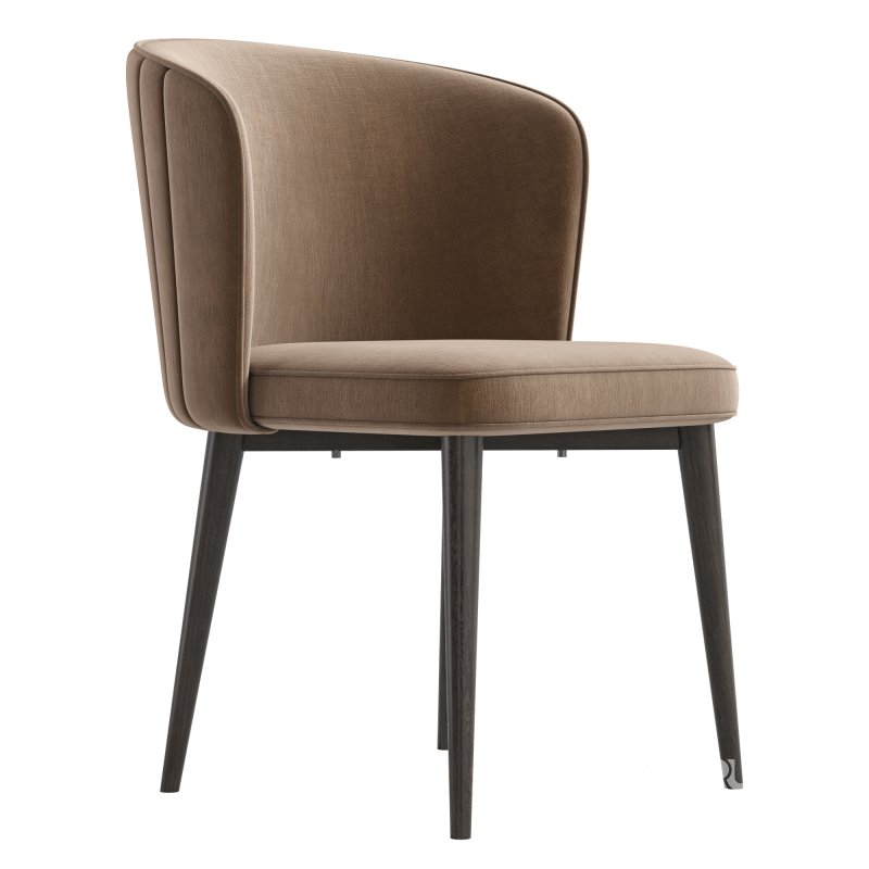 CLAUDE FABRIC DINING CHAIR Image 3