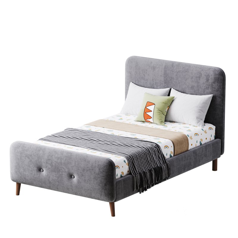 Flannelette Beige bed Image 13