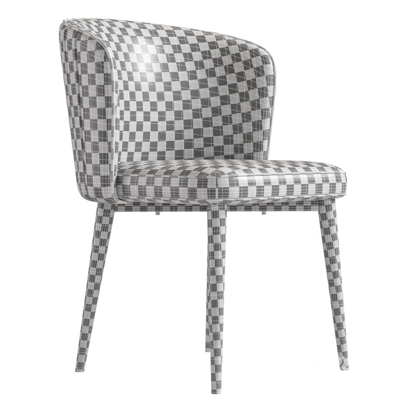 CLAUDE FABRIC DINING CHAIR Image 4