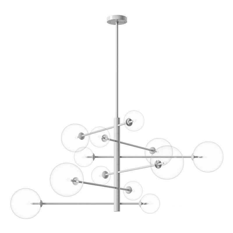 Chandelier Argento L Image 8