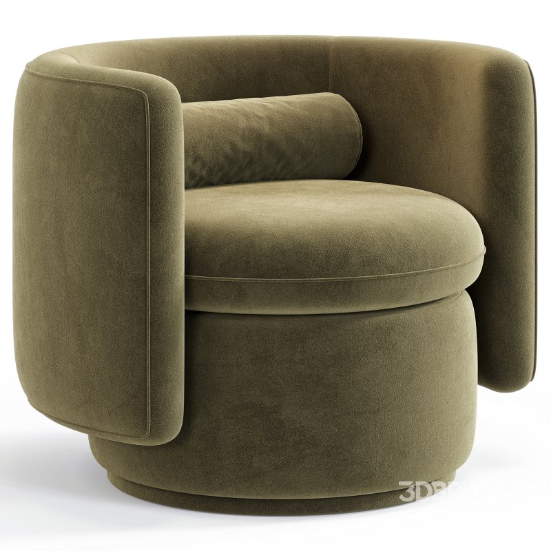Tuzla Swivel Armchair By Polyandbark Image 1