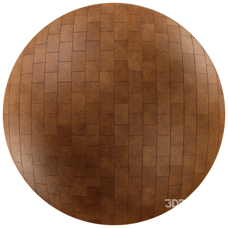 End Grain Wood Floor tile 01 (Seamless) Image 6