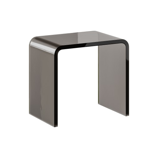 Minimalist Acrylic Side Table – Ottoman