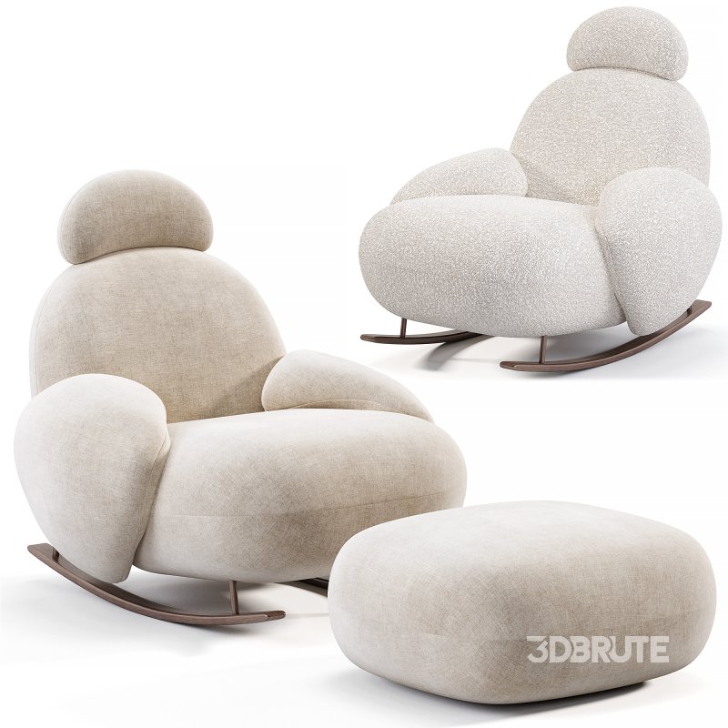 Recliner Rocking Chair By Blackbrdstore Image 5