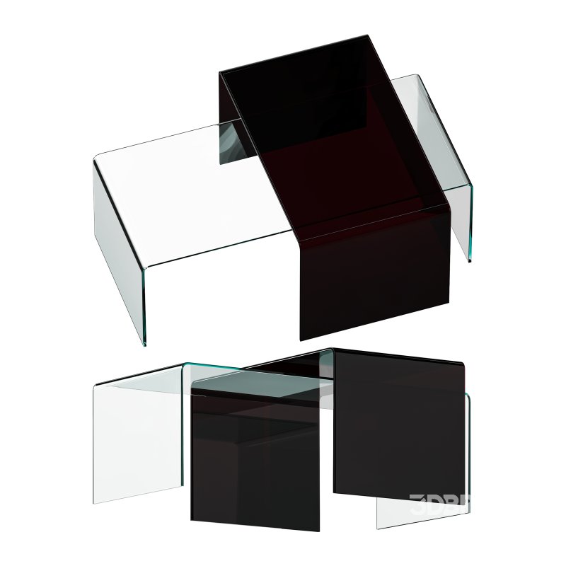 Table Basse 110 X 50 Cm Verre BURANO Image 11