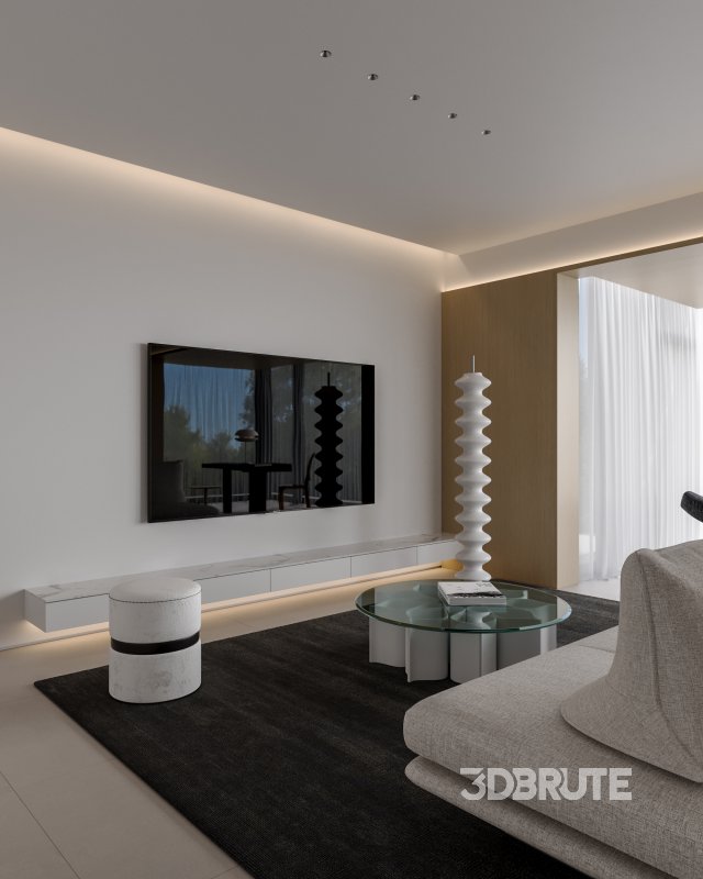 Modern living room dining room Image 2