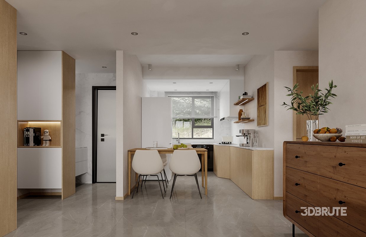 Modern living and dining room Image 2