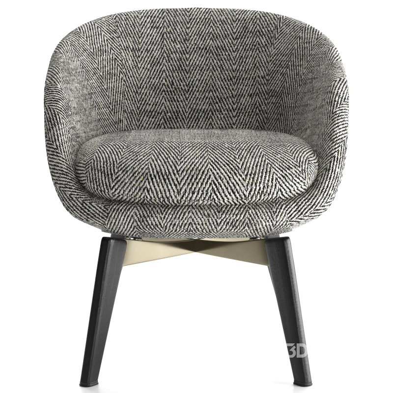 Minotti Russell Lounge Little Armchair Image 3