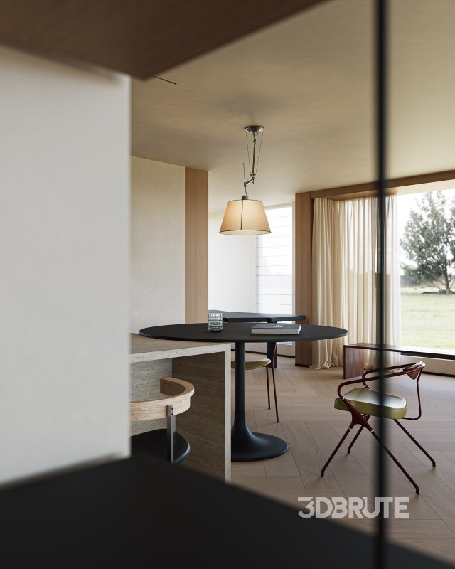 Modern living and dining room Image 11