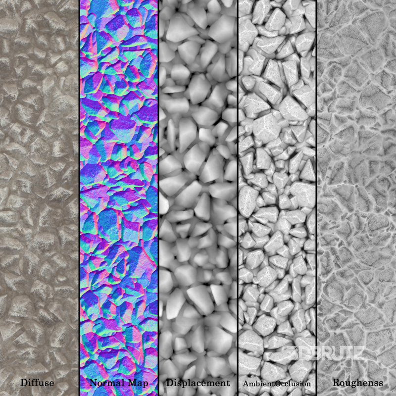 Gravels 01 (Seamless) Image 4