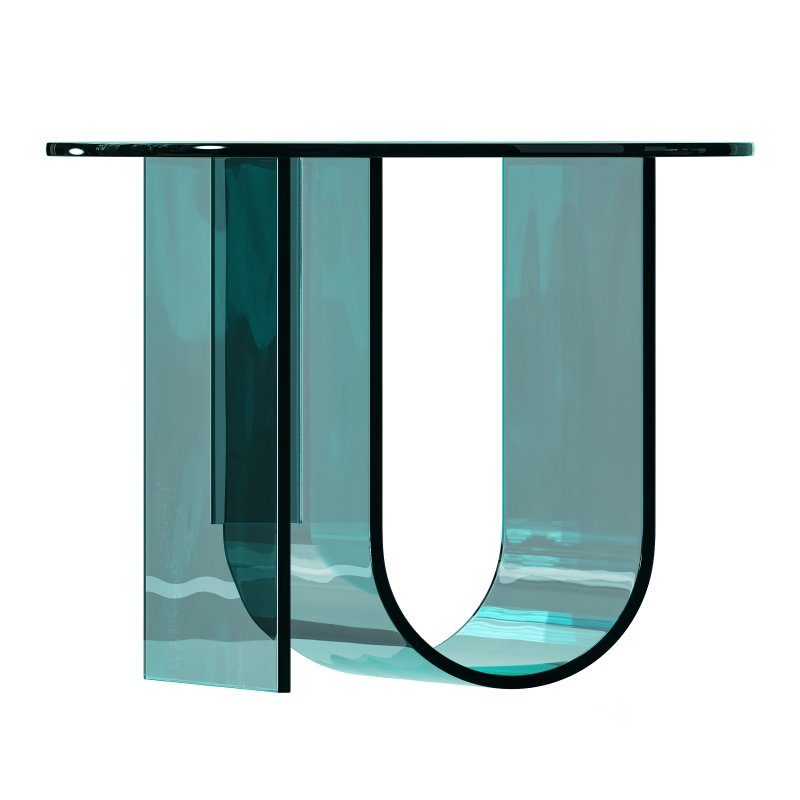 Living Room Acrylic Side Table Image 7