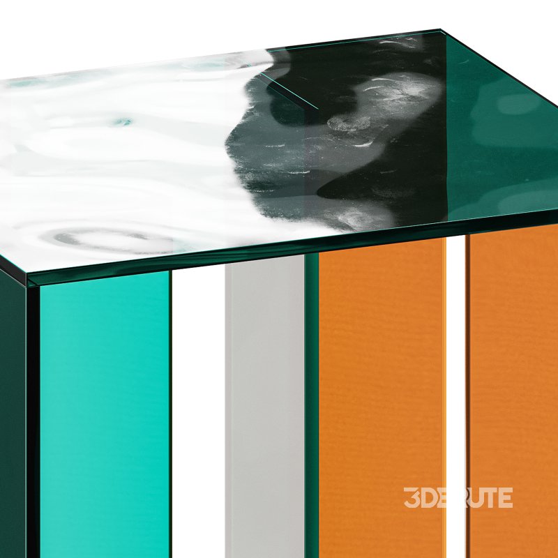 Acrylic Side Table Image 10