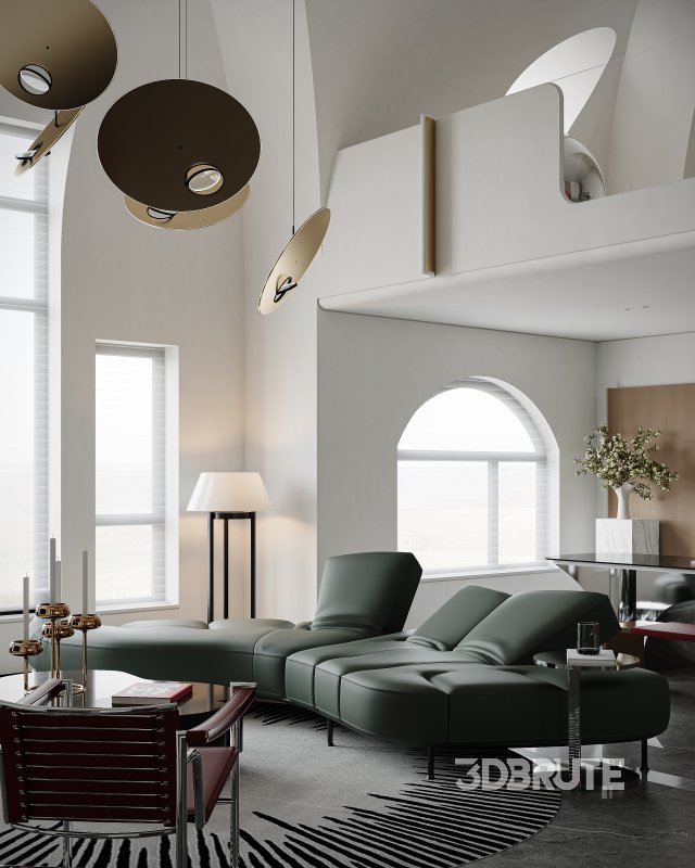 Modern living and dining room Image 8